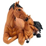 Design Toscano Mother-Child Horses