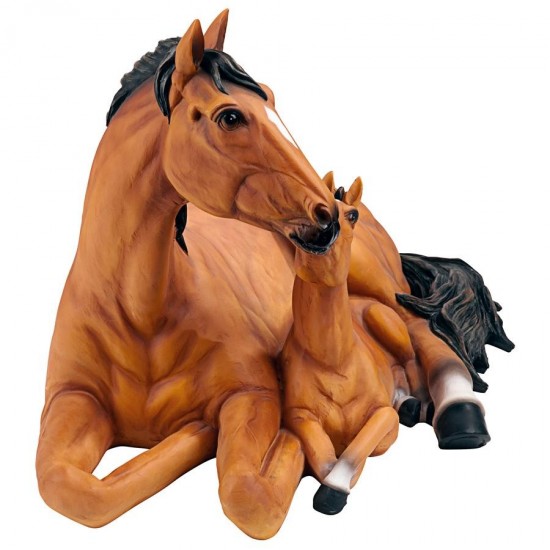 Design Toscano Mother-Child Horses