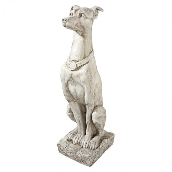 Design Toscano Art Deco Whippet Sentinel Statue