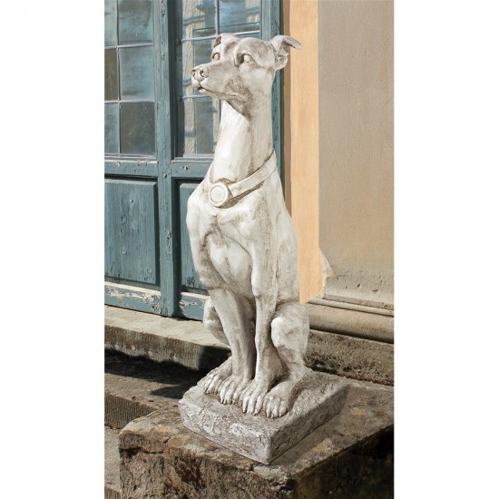 Design Toscano Art Deco Whippet Sentinel Statue