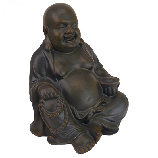 Design Toscano Medium Laughing Buddha Statue