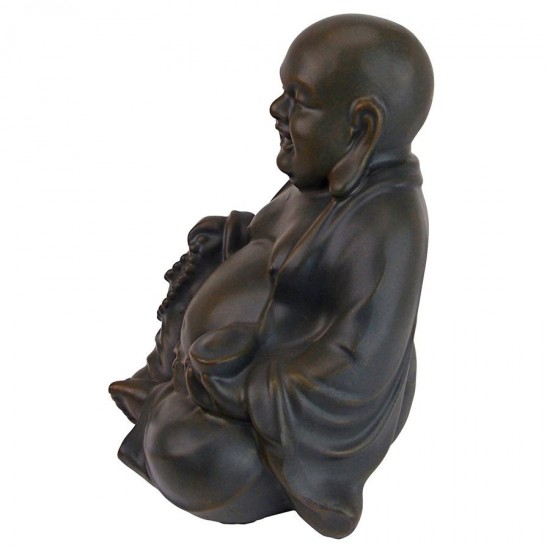 Design Toscano Medium Laughing Buddha Statue