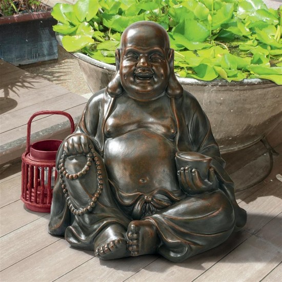 Design Toscano Large Laughing Buddha Statue