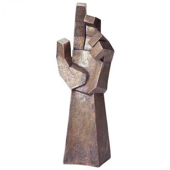 Design Toscano Freedom Rising Modern Cubist Hand Statue