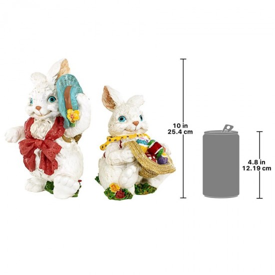 Design Toscano Constance And Mortimer Easter Bunnies