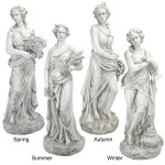 Design Toscano Set Of Four Seasons Goddesses