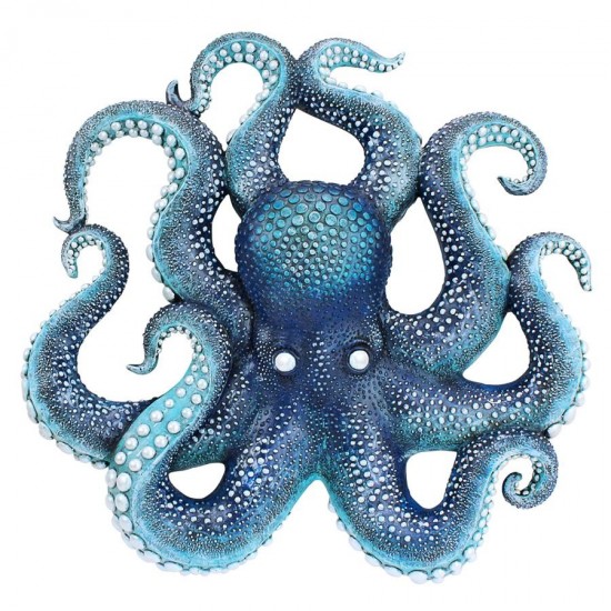 Design Toscano Deadly Blue Octopus Wall Sculpture