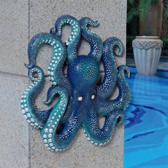 Design Toscano Deadly Blue Octopus Wall Sculpture