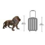 Design Toscano Guardian Lion Left Foot Forward