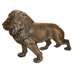 Design Toscano Guardian Lion Right Foot Forward