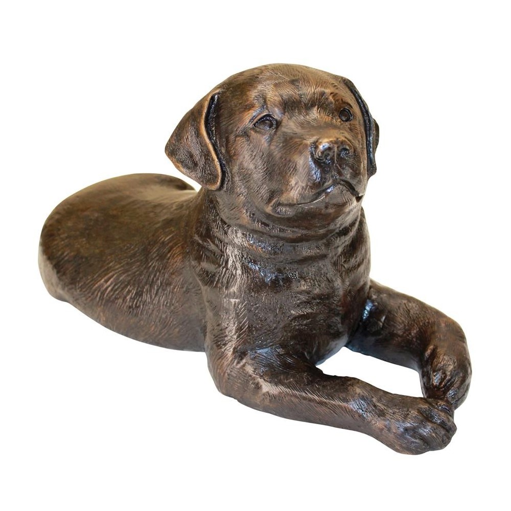 Design Toscano Labrador Puppy Dog Bronze Statue