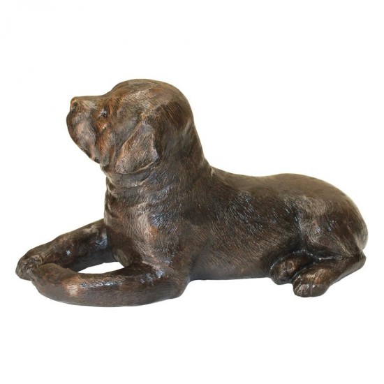 Design Toscano Labrador Puppy Dog Bronze Statue