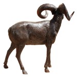 Design Toscano Big Horn Sheep Bronze Statue