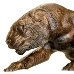 Design Toscano Prowling Tiger Bronze Statue