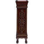 Design Toscano Baldwin Stained Glass Pedestal