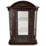 Design Toscano Mahogany Rosedale Curio Cabinet