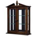 Design Toscano Mahogany Amesbury Manor Curio Cabinet