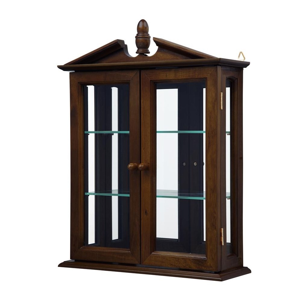 Design Toscano Mahogany Amesbury Manor Curio Cabinet