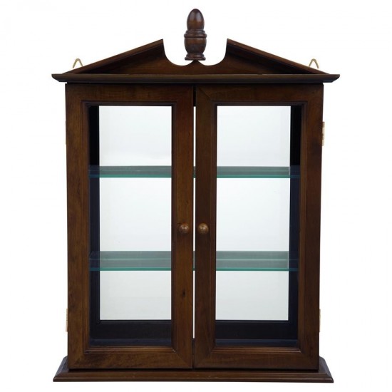 Design Toscano Mahogany Amesbury Manor Curio Cabinet