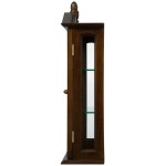 Design Toscano Mahogany Amesbury Manor Curio Cabinet