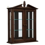 Design Toscano Mahogany Amesbury Manor Curio Cabinet