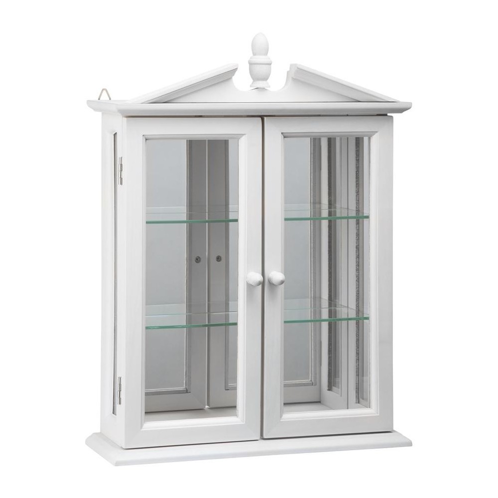 Design Toscano White Amesbury Manor Curio Cabinet