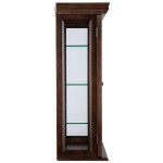 Design Toscano Walnut Country Tuscan Curio Cabinet