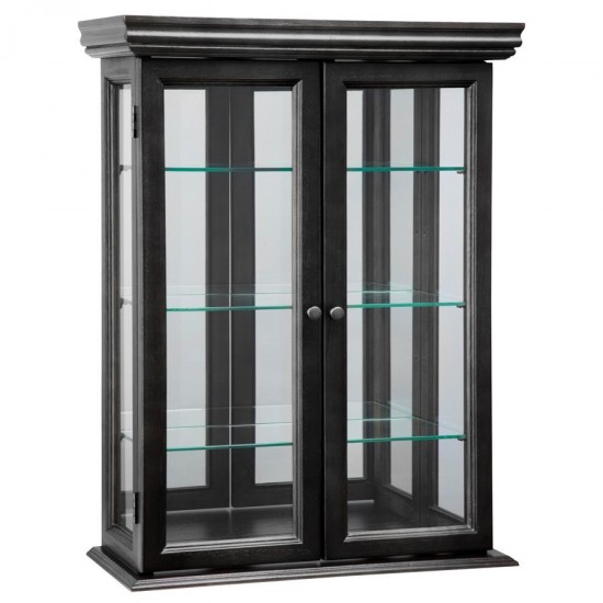 Design Toscano Black Country Tuscan Curio Cabinet