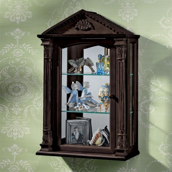 Design Toscano Essex Hall Hardwood Curio Cabinet