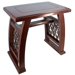 Design Toscano St Thomas Aquinas Gothic Wooden Stool