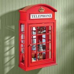 Design Toscano Telephone Booth Curio Cabinet