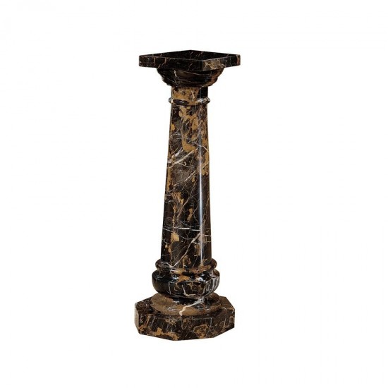 Design Toscano Ebony Versailles Marble Column