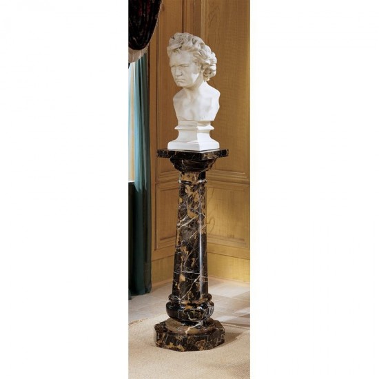 Design Toscano Ebony Versailles Marble Column