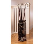 Design Toscano Ebony Marble Umbrella Stand