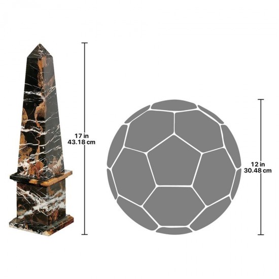 Design Toscano Grande Marble Obelisk
