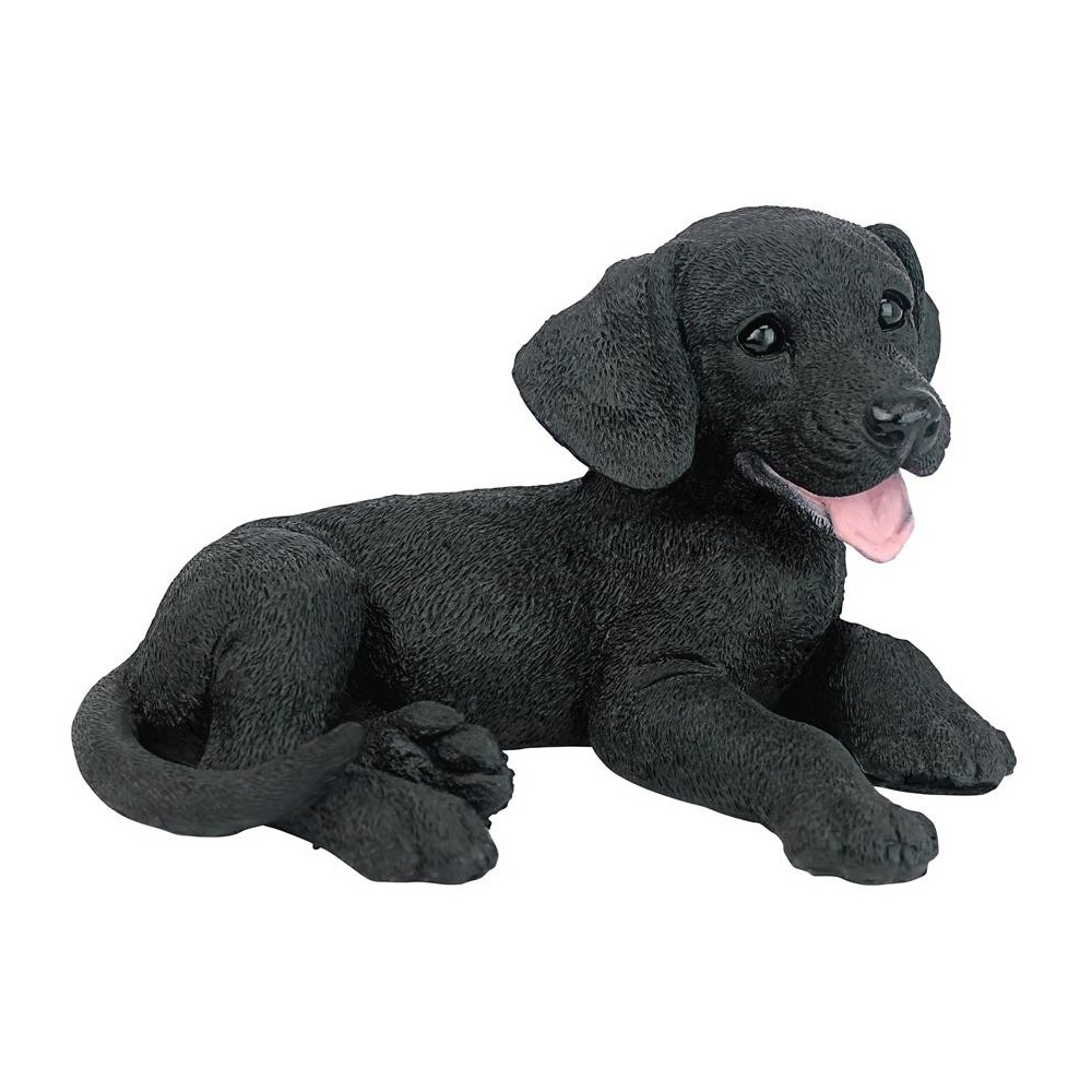 Design Toscano Black Labrador Puppy Statue