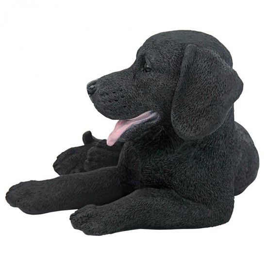 Design Toscano Black Labrador Puppy Statue