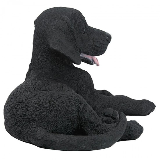 Design Toscano Black Labrador Puppy Statue