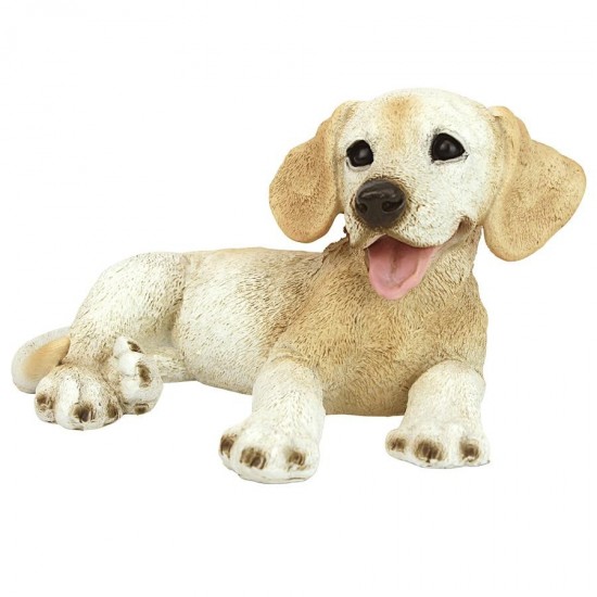 Design Toscano Yellow Labrador Puppy Statue