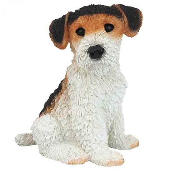 Design Toscano Fox Terrier Puppy Statue