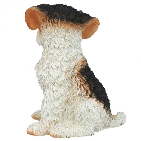 Design Toscano Fox Terrier Puppy Statue