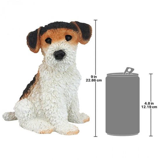 Design Toscano Fox Terrier Puppy Statue