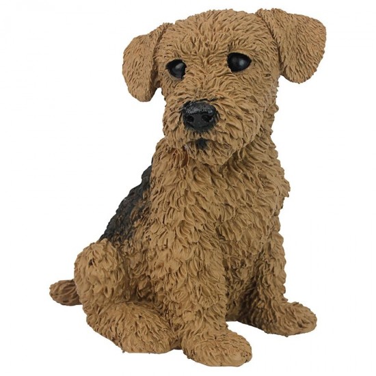 Design Toscano Airedale Puppy Statue