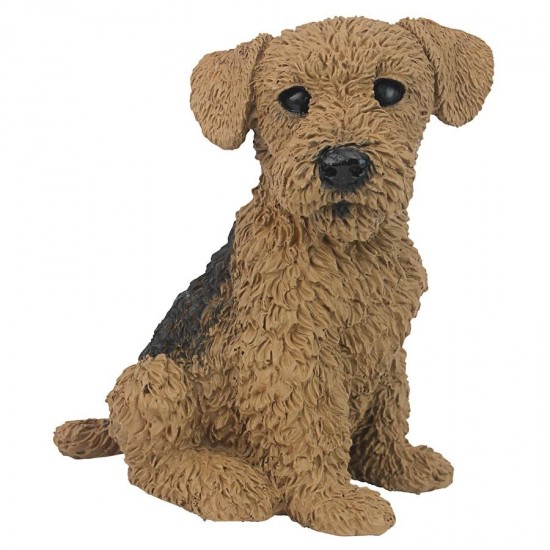 Design Toscano Airedale Puppy Statue