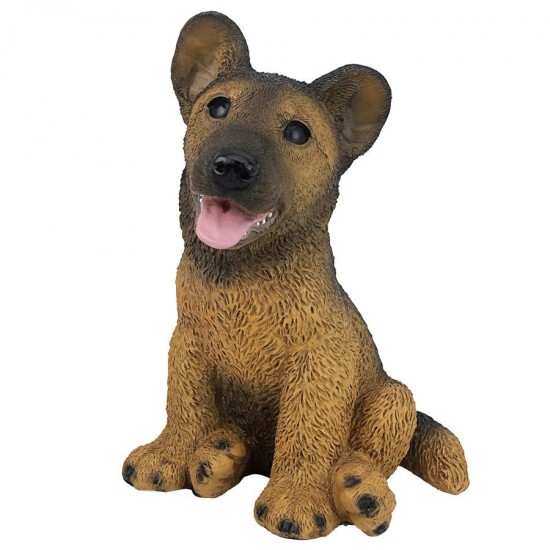 Design Toscano German Shepherd Puppy Statue