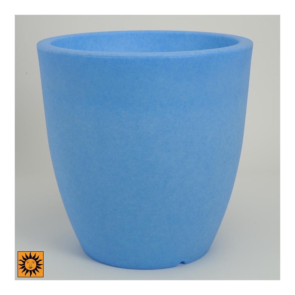 Design Toscano Blue Aria Tall Round Pot 19.5 inch