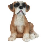 Design Toscano Boxer Puppy Statue