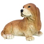 Design Toscano Brown Bassett Puppy Statue