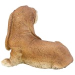 Design Toscano Brown Bassett Puppy Statue