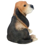 Design Toscano Black & Brown Basset Puppy Statue